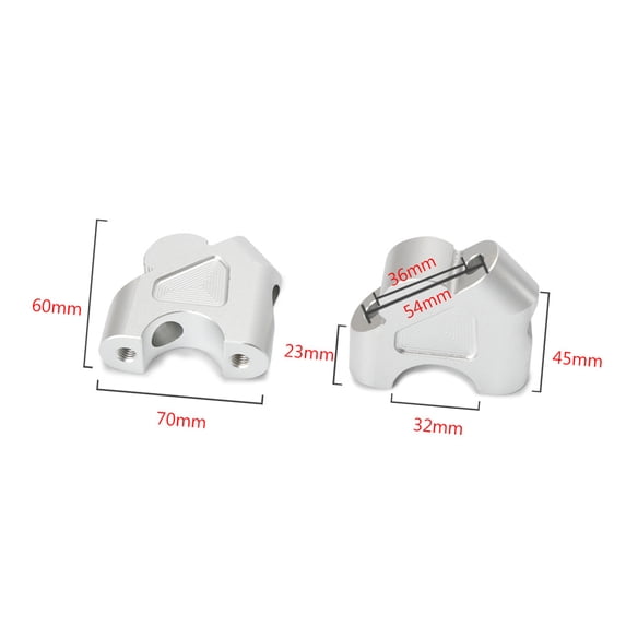 Handlebar Riser r12 Riser Handlebar Riser Clamp Handlebar Mount Riser Replacement for R1200GS LC R1200GS Adventure R 1200GS Rallye R 1200 GS R1250GS 1G13 K50