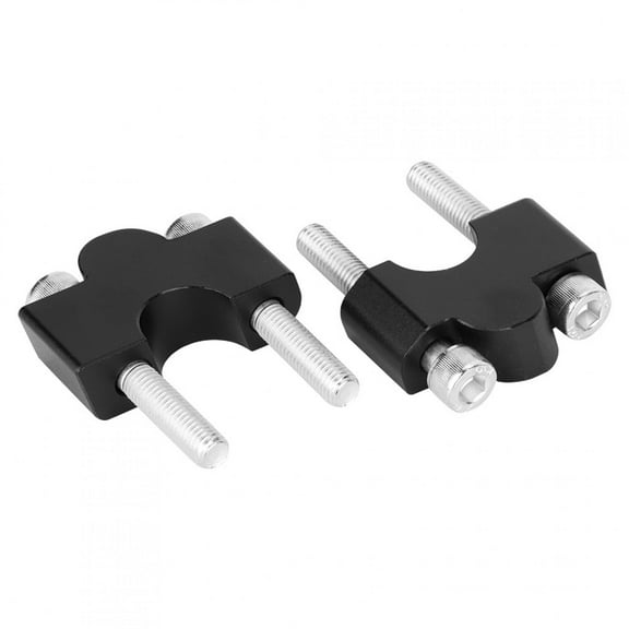 Handlebar Risers, 6061- Aluminum Billet Handlebar Adapter Top Fixed Clamp Wide Risers Fit For Vulcan S 650 VN650 2015-2018