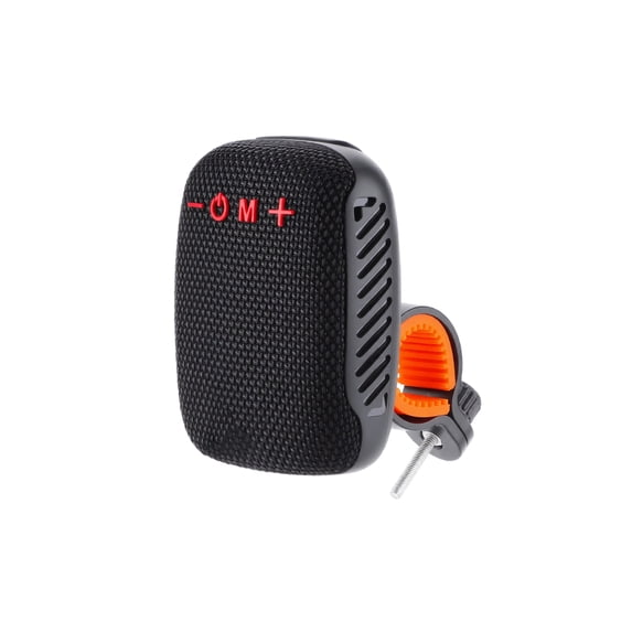 Handlebar Speaker Black Wireless Outdoor Portable Bluetooth Speaker with Bike Mount for Cycling Riding Travel Outdoor Activities
