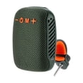 thumbnail image 1 of Handlebar Speaker Dark Green Woven Fabric Waterproof Wireless Cycling Audio with Silicon Mount for Outdoor Bike Riding Use, 1 of 6