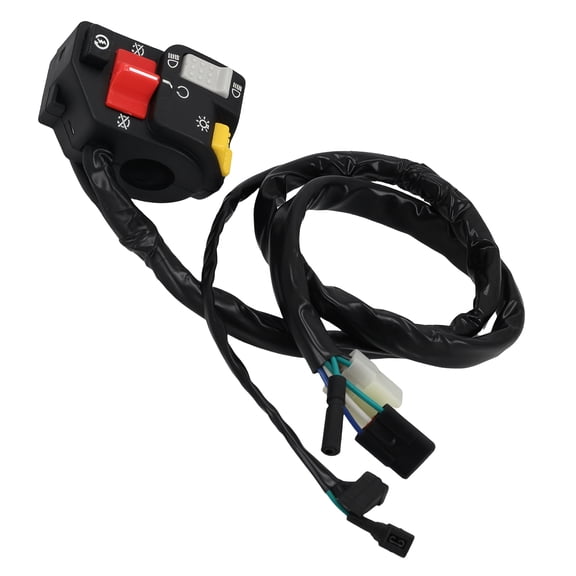 Handlebar Start Stop Kill Switch Assembly for Honda Sportrax 400 TRX400EX 2008 and TRX400X 2009-2014, Replacement Engine Ignition Switch, OE 35130-HN1-A71 35130-HN1-A72