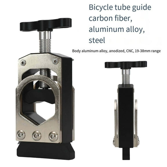 Handlebar Stem Cutter Tube Cutting Guide Anodized Finish Suitable For Carbon Fiber Aluminum Alloy Construction