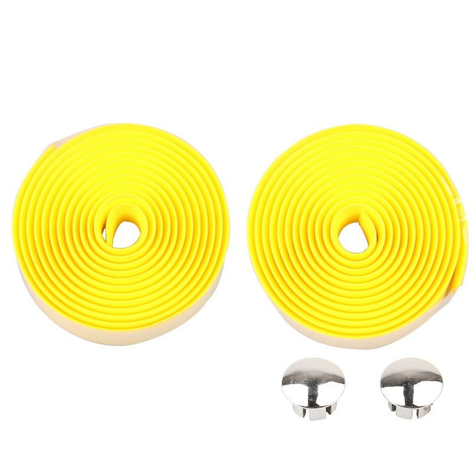 HEX Duo Handlebar Tape For Road Bikes - 3.5mm Thick, Black, With Bar Plugs & Finishing Strips