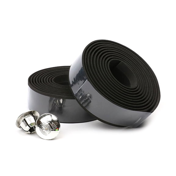 Handlebar Tape,Road Bicycles Rod Tapes 2 Roll Foam Cycling Handlebar Wraps with End Plugs