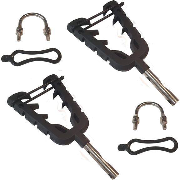 Handlebar UTV Dirt Bike Bow Rack Utility V GRIP Holder 1 1/4" Bar 2 DAY SHIPPING
