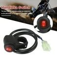 thumbnail image 1 of Handlebar light On Off Switch Waterproof for Motorcycle ATV Headlight Fog Spot, 1 of 11