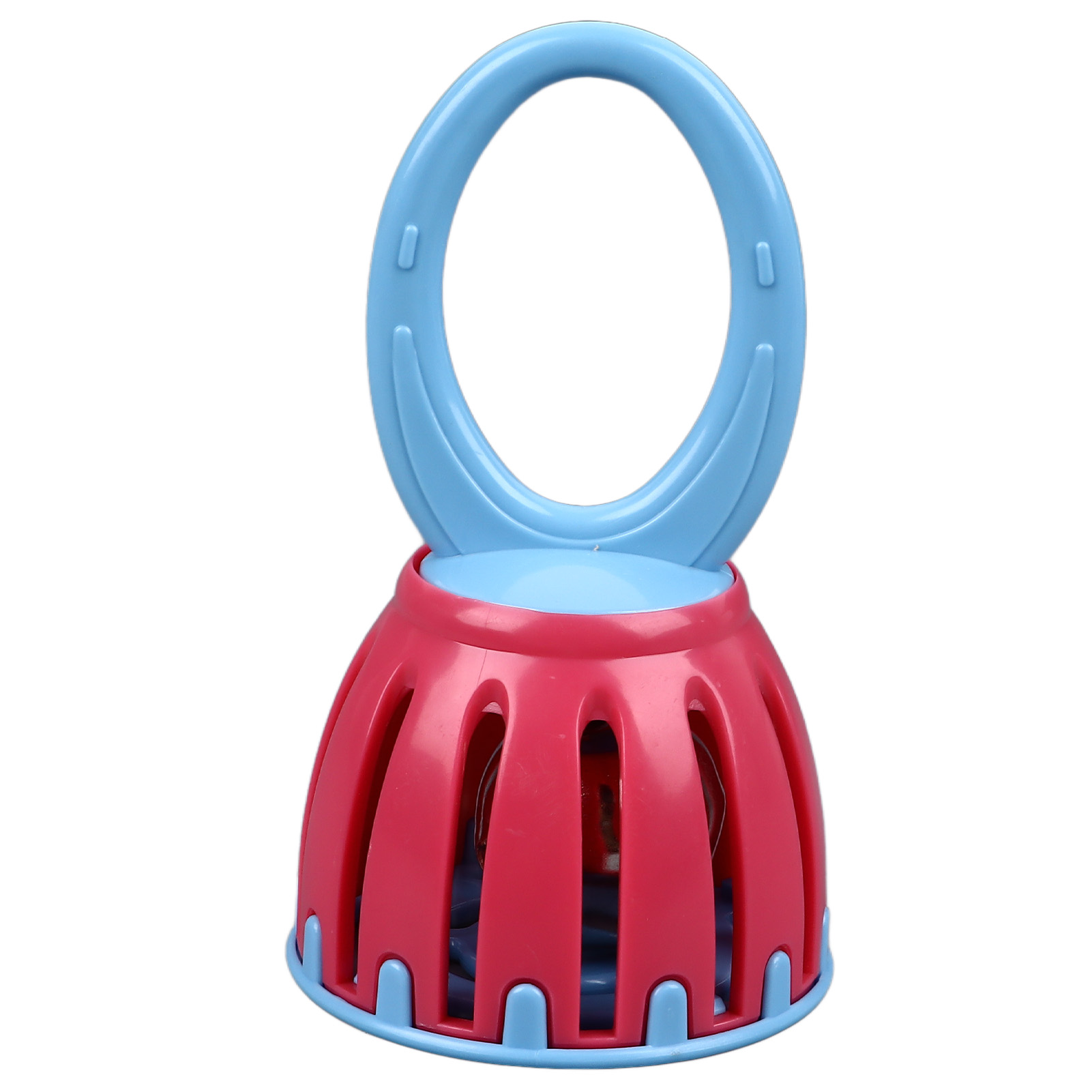 Handled Cage Bell Babies Rattle Orff Plastic Kids Music Percussion ...