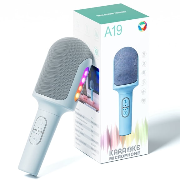 Handled Karaoke Machine Portable Bluetooth Speaker for Home Party & Gifts for Adults, Kids, Boys & Girls Blue
