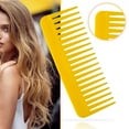 thumbnail image 1 of Handleless Wide Tooth Hair Comb 2 Pack, No Handle Plastic Detangling Shampoo Comb for Curly Thick Long Hair, Wet Dry Hair Styling Comb for Women Girls, 1 of 5