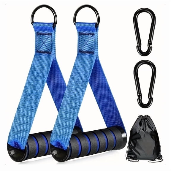 Handles for Cable Machines, Exercise Grips for Resistance Bands, Gym Equipment Cable Handles, Attachments Ideal for Home Gym Cable Training Systems.