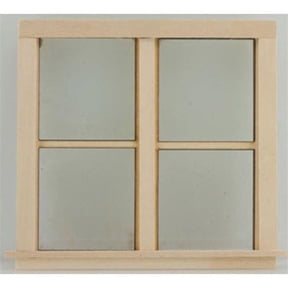 Handley House AS0402 Non-Working Double Window for Dollhouse Miniature