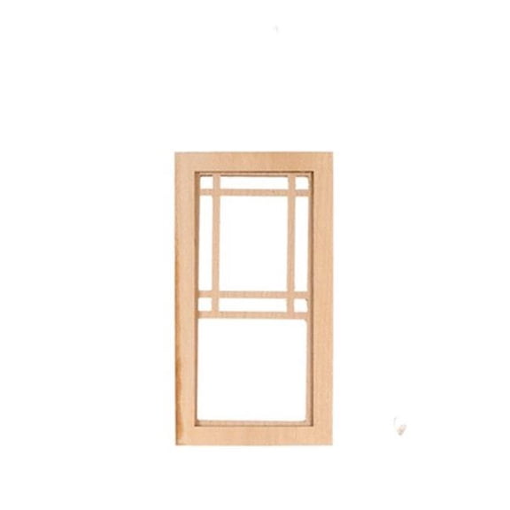 Handley House AS2182 Prairie Half Square Window for Dollhouse Miniature