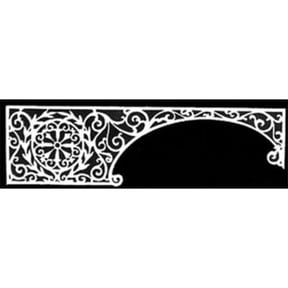Handley House LT501 5 x 1.43 in. Elegant Grille for Dollhouse Miniatures