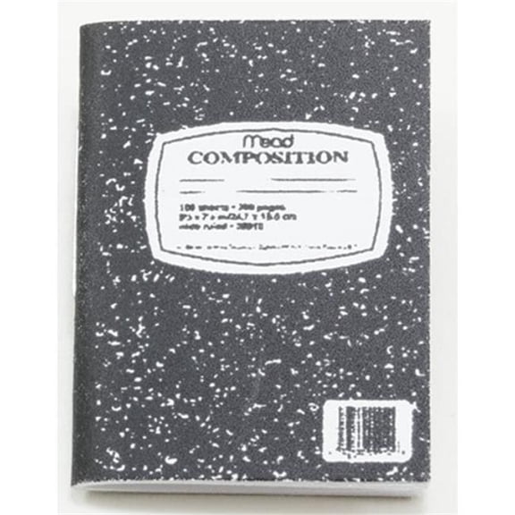 Handley House MUL3398 Composition Book for Dollhouse Miniature