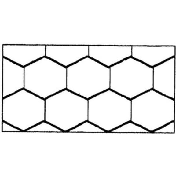 Handley House PRE1238 Hexagon Tile Roof for Dollhouse Miniature - 0.5 in. Scale