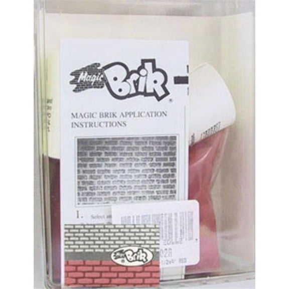 Handley House SW502R Magic Brick for Dollhouse Miniature - Red - 4.5 Sq. ft.