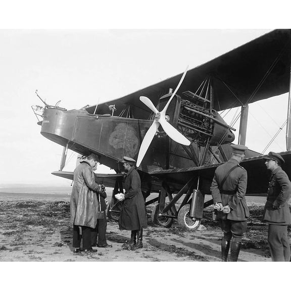 Handley Page Type O / O/100 WWI Bomber - 24x36 Inch Glossy Laminated Aviation Poster - Stunning Detail and Bold Colors