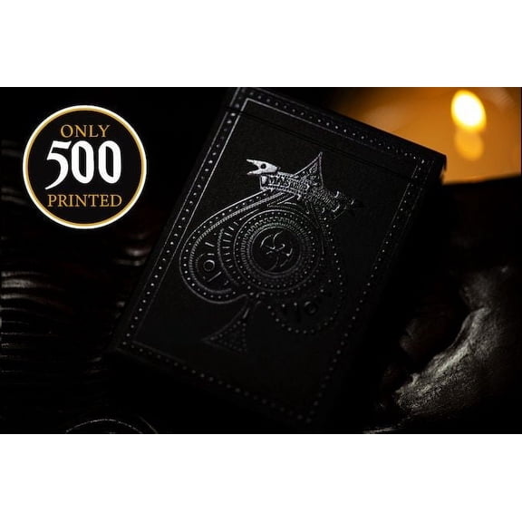 Handlordz Master Platinum Lordz Black on Black (X/500) Playing Cards by De'vo