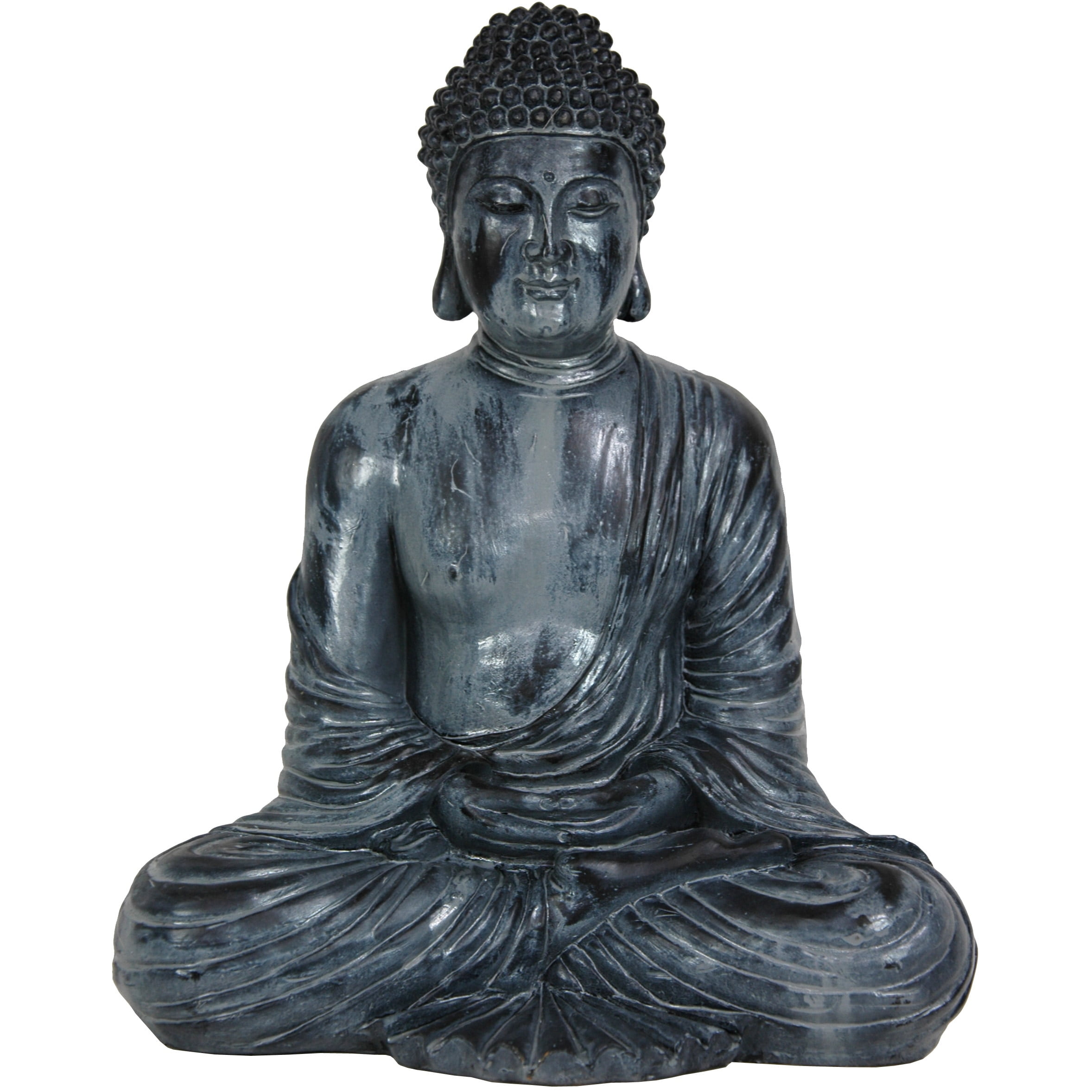 Handmade 12" Sitting Gautama Buddha Statue