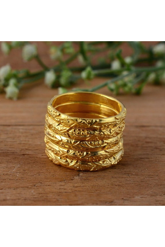 Handmade 14K Gold Filled Stacking Rings – Dainty Thin Ring Set – Elegant Stackable Jewelry Gift for Women