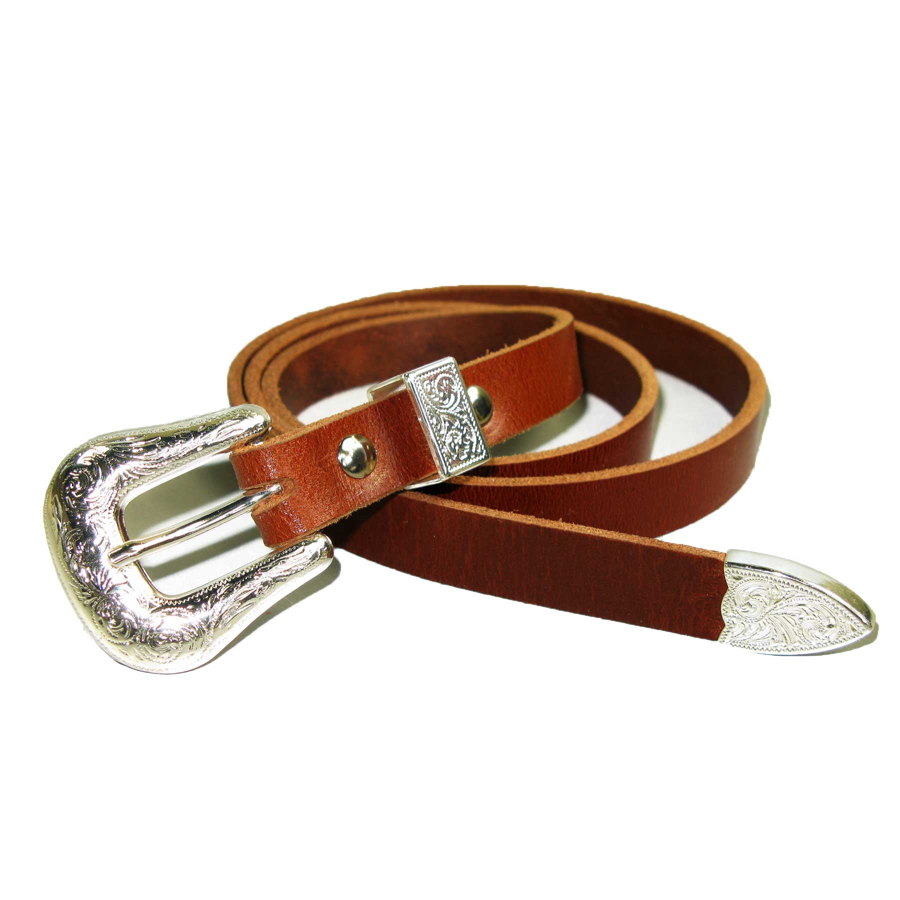 Tan ladies belt top