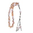 thumbnail image 1 of Handmade 33 Beads Muslims Rosary Ice Cracked Glass Tasbih with Tassels Pendant for Daily Prayers and Meditation Supply, 1 of 8