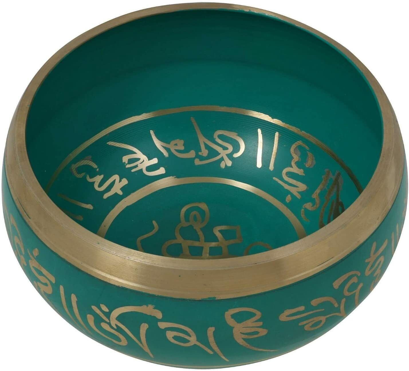 Handmade 5.5 in Colored Tibetan Singing Bowls Buddha of Compassion om ...
