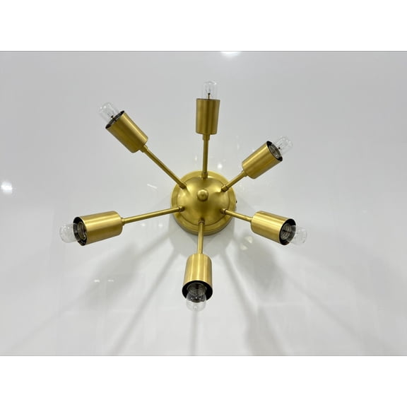 Handmade 6 Holder Brushed Brass Wall Sconce Lamp ,Wall Vanity Lamp ,Wall Light Fixture Diabalo ,Wall fixture Lamp Bath Room Fixture