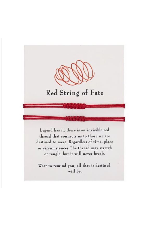 Handmade 7 Knots Red Rope Bracelet Good Luck Amulet for Success and Prosperity Male Female Youth Friendship Bracelet