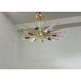 thumbnail image 1 of Handmade 8 Holder Large Sputnik Chandelier Light Designer Flush Mount Fixture ,Mid Century Ceiling Light Dining Light, 1 of 4
