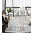 thumbnail image 1 of Handmade Abstract Area Rug Ivory/Multi 2' X 3' 2' x 3' Kitchen,Bathroom,Entryway, 1 of 4