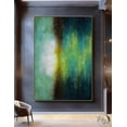 thumbnail image 1 of Handmade Abstract Painting Large Canvas Wall Art Modern Living Room Decor Colorful Landscape Artwork Unstretched (Rolled) 40x60 inches, 1 of 9