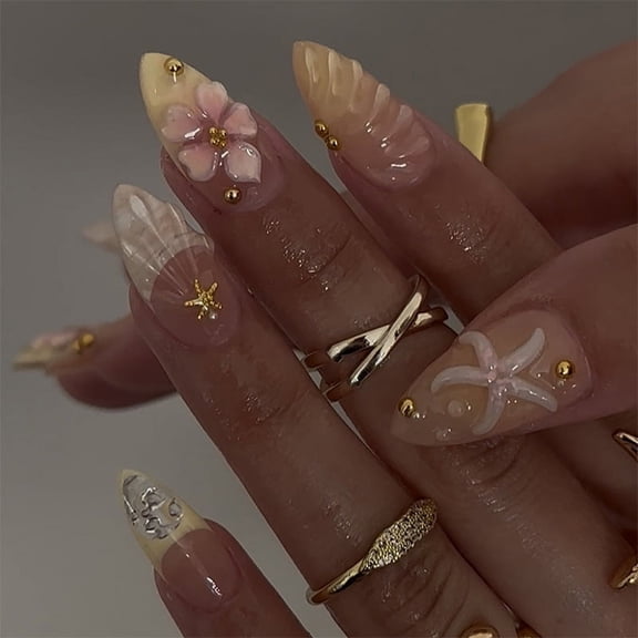 Handmade Acrylic Press On Nails (30pcs, Ins Style) | Charming & Easy-to-Wear Fake Nails for Any Occasion Work, Party & Weekend