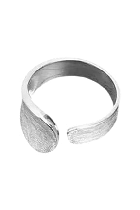 Handmade Adjustable Thick Band Ring Minimalist Unisex Jewelry Fashion Statement Boho Style Stackable Rings for Men Women