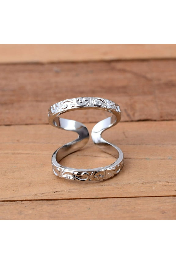Handmade Adjustable arthritis ring, 925 Silver splint ring, Thumb Ring