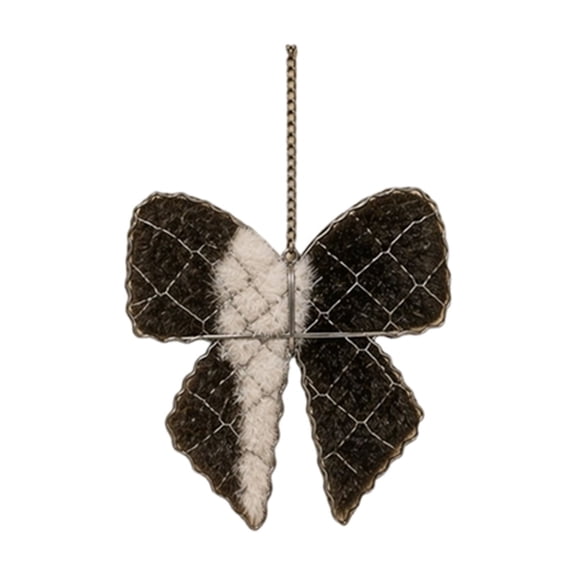 Handmade Alpaca Fiber Bird Nesting - Bow Style,Bird nesting material holder,Refillable Bird Nesting Material Holder for Wild Birds & Hummingbirds,D