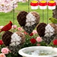 thumbnail image 1 of Handmade Alpaca Fiber Bird Nesting Heart, 2026 New Bird Nesting Material Holder with 1 Heart Shape Hummingbird Nesting & 2 Bags Alpaca Fiber, Winter Tree Shelter Gift for Wild Birds Lovers (3PCS), 1 of 10