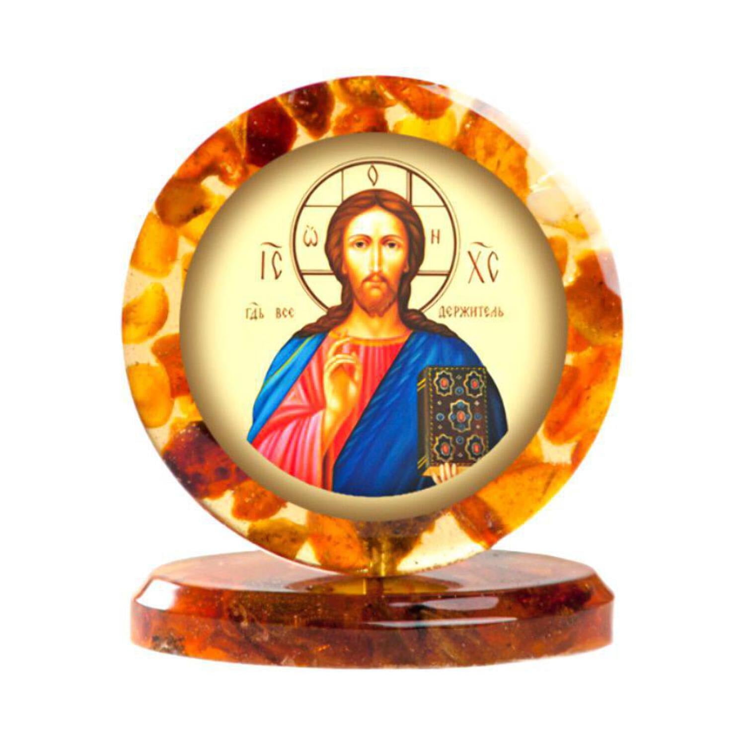 Handmade Amber Icon Lord Almighty - Walmart.com