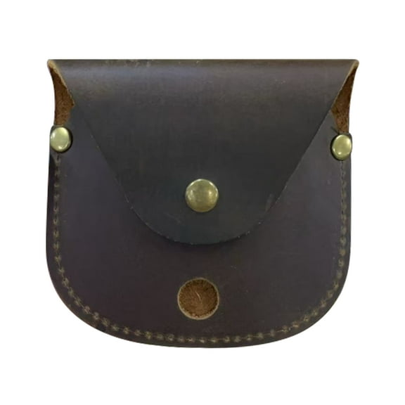 Handmade Antique Brasses Pocket Compasses Leather Case Necklace Chain Decoration for Outdoor Navigations