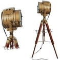 thumbnail image 1 of Handmade Antique Floor lamp W/Tripod Nautical searchlight Home & Office Decor, 1 of 3