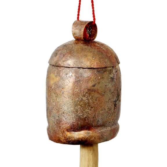 Handmade Antique Style Harmony Bells Large Decorative Metal Bell for Outdoors Indoor & Garden Dcor