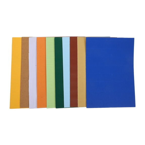 Handmade Art Supplies Corrugated Cardboard Paper Plates Craft Materials Flat Kraft Paper for Creative Projects