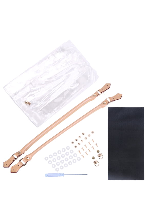 Handmade Bag Retro Clear PVC Transparent Purse Hand Sewing Handbag Gift Bags Accessories