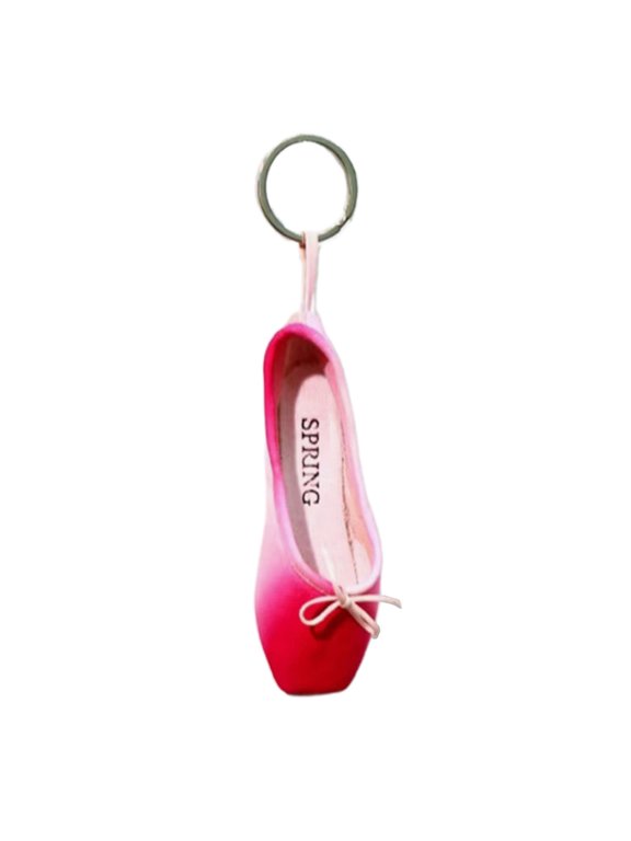 Handmade Ballet Shoes Keychain Miniature Pointe Shoe Keyrings Colorful Multifunctional Car Bags Keyrings Ornaments