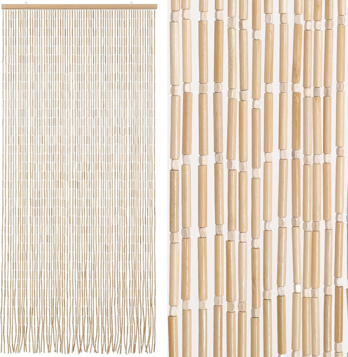 Photo inspiration: Picture Idea: Handmade Bamboo Beaded Curtain For Doorway 65 Strands Door Beads