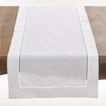 thumbnail image 1 of Handmade Basic Hemstitch Border Linen-Cotton (16"x120" Table Runner), 1 of 2