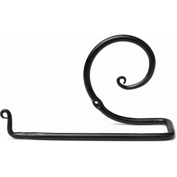 Handmade Bathroom Toilet Paper Holder Wall-Mounted Wrought Iron Forged Metal Dispenser, Rustic Bathroom Storage, Durable and Stylish Lavatory Accessory for Home Bathroom Decor