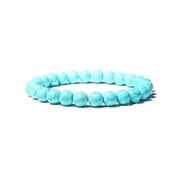 Handmade Beaded Bracelets, Natural Stone Elastic Bracelet 8mm, 1 Count