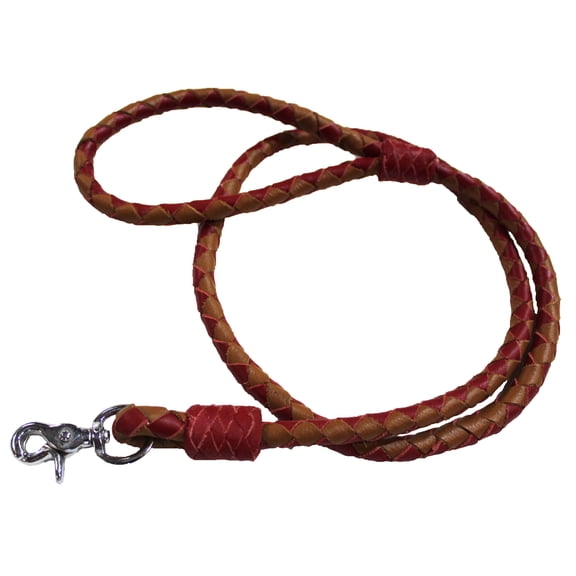 Handmade Beaded Leather Dog Collar Leash Padded Handle 6 ft 60007TN