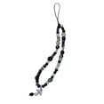 thumbnail image 1 of Handmade Beaded Phone Chain Pendant Telephone Lanyard Cellphone Rope Bracelet Fashion Keyring Keychain For Women Jewelry, 1 of 18